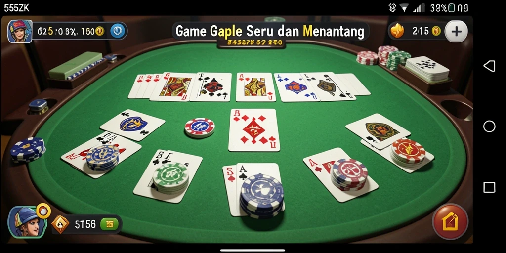 Tampilan gameplay 555ZK yang menarik dan interaktif.
