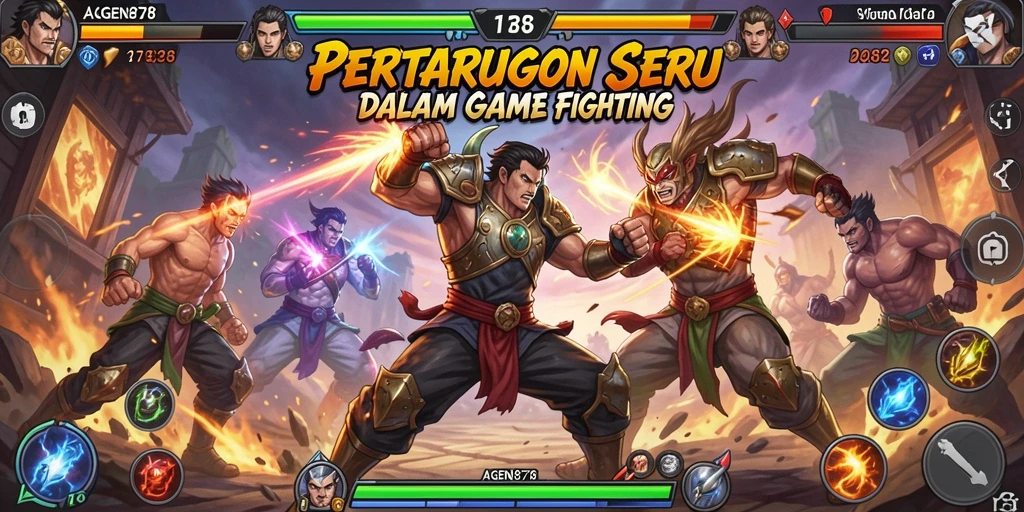 Screenshot AGEN878 menampilkan pertarungan epik yang mendebarkan antara karakter.