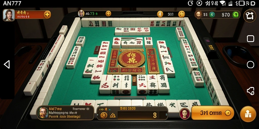 Tampilan menarik dari AN777 dengan gameplay Mahjong yang seru.