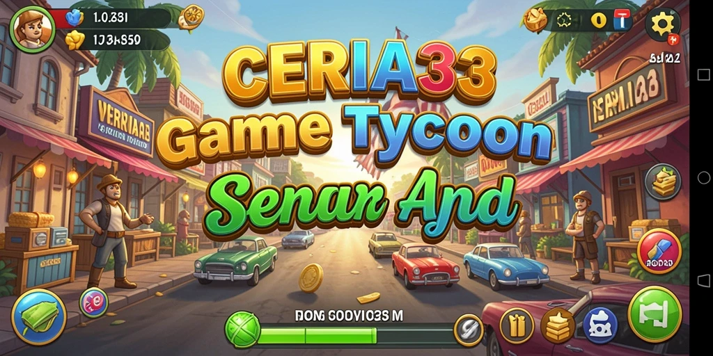 Tampilan gameplay menarik yang menunjukkan strategi Tycoon.