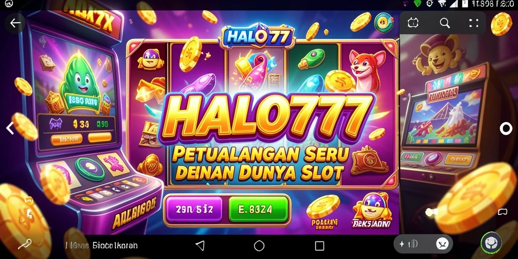 Screenshot utama HALO777 menampilkan gameplay slot yang seru.