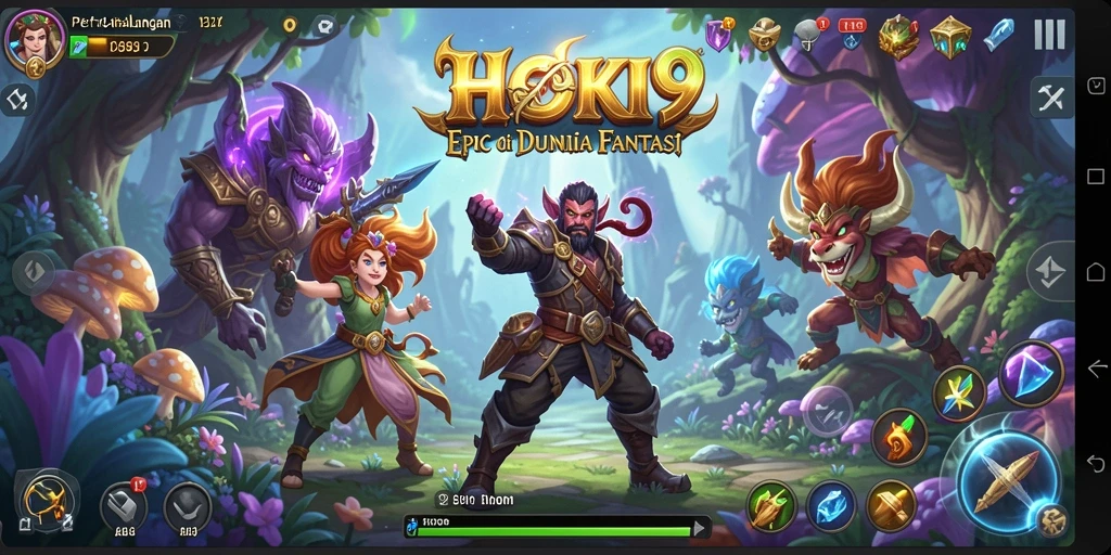 Tampilkan gameplay HOKI9 yang dinamis dan menarik.