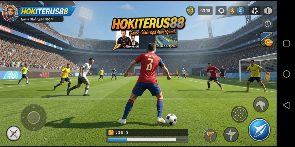 Gameplay HOKITERUS88 dengan banyak aksi olahraga seru.