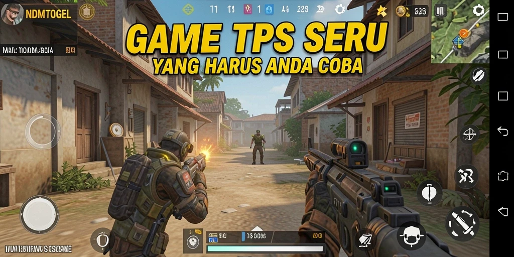 Tampilan gameplay seru NDMTOGEL dengan aksi tembak-menembak yang intens.