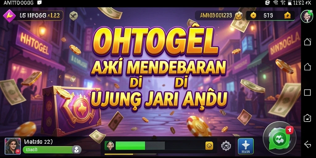 Tampilan dinamis dari gameplay Action OHTOGEL yang seru.