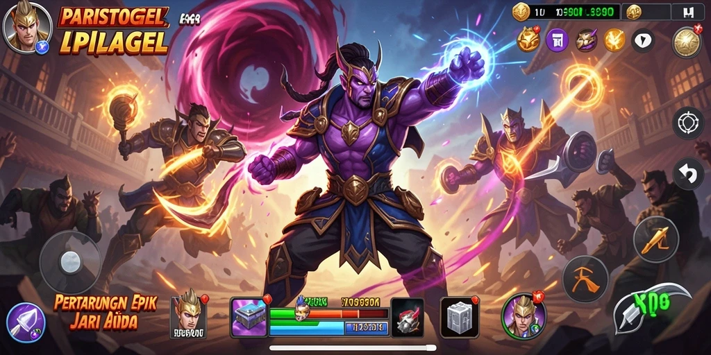 Tampilan gameplay PARISTOGEL yang memukau dan intens.