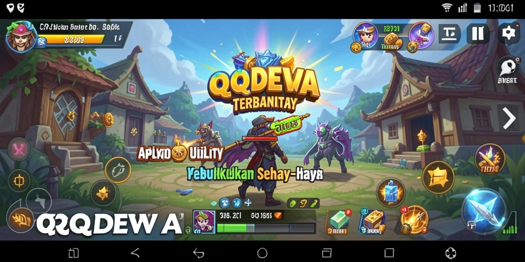 Tangkapan layar utama QQDEWA menampilkan antarmuka aplikasi Utility yang intuitif.
