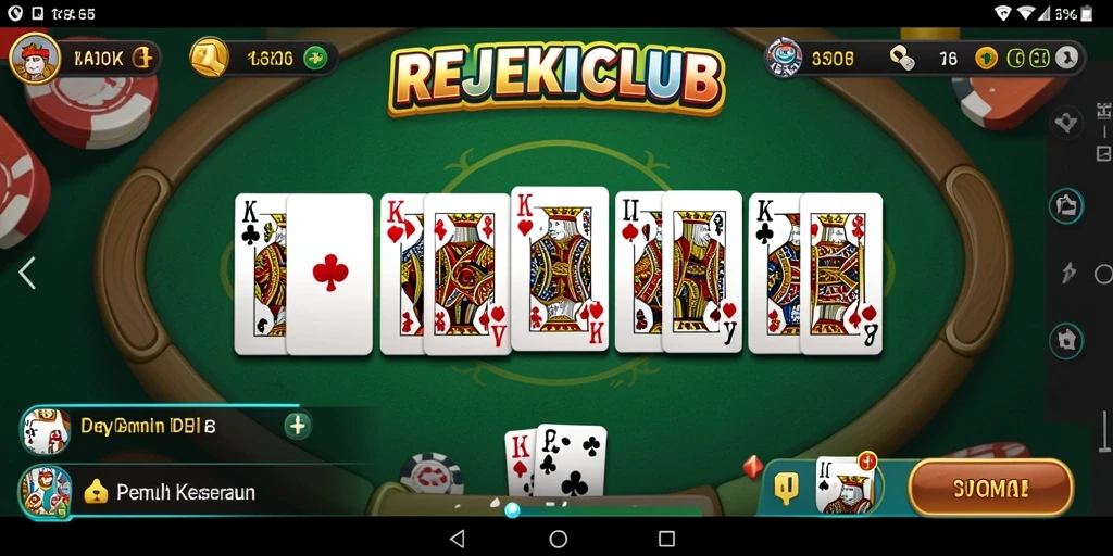 Tampilan gameplay seru dan menegangkan di REJEKICLUB.