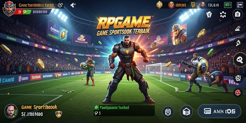 Screenshot RPGAME menampilkan tampilan taruhan olahraga yang menarik.