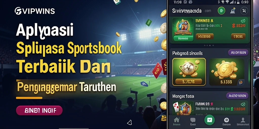 Screenshot SVIPWINS menampilkan antarmuka taruhan olahraga yang menarik.