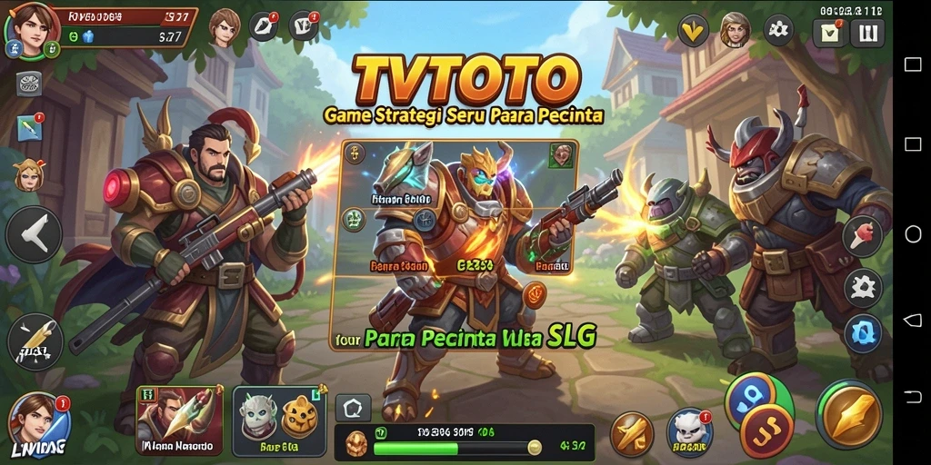 Tampilan gameplay menarik dari TVTOTO dengan grafis menawan.