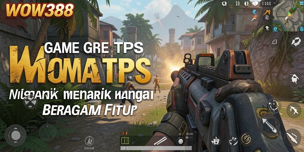 Screenshot menunjukkan aksi mendebarkan dalam game TPS WOW388.