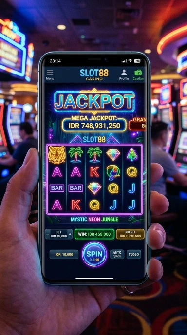 Berbagai pilihan permainan di aplikasi slot88.